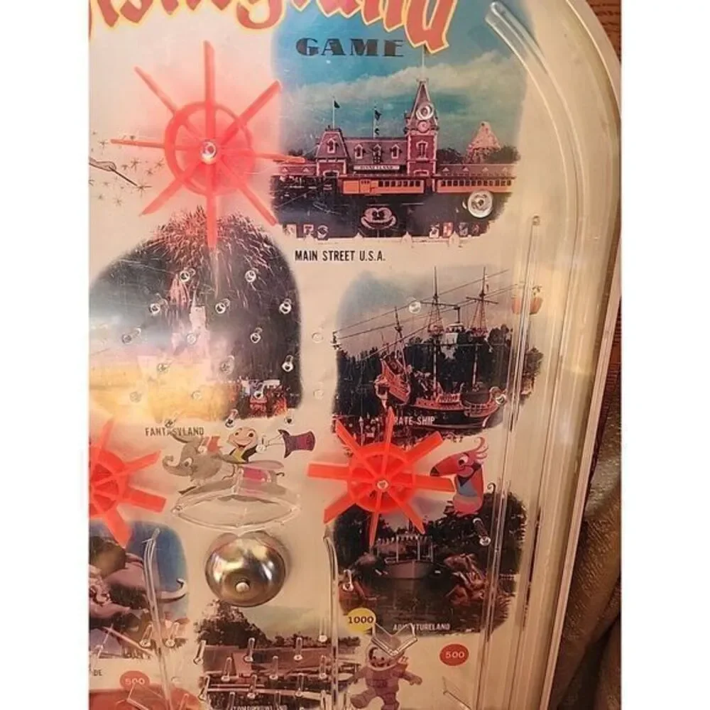 VINTAGE ORIGINAL WALT DISNEY‎ DISNEYLAND GAME PINBALL GAME 1960'S WOLVERINE TOY